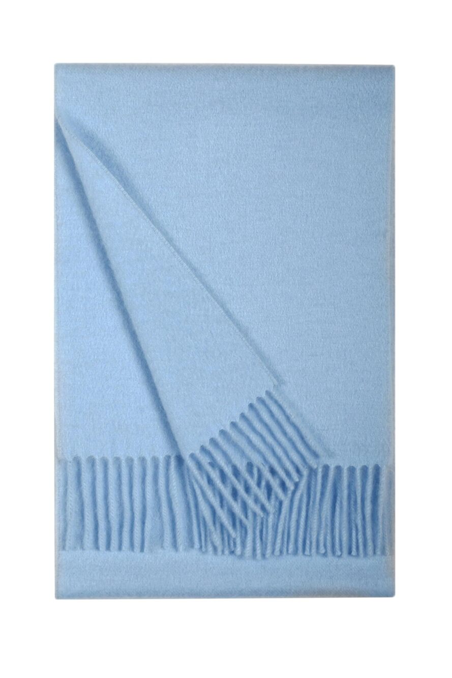 2370 100% Pure Cashmere Solid Colour Scarf- Classic Plain Warm Soft Scarf